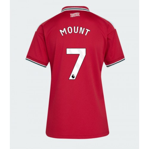Manchester United Mason Mount #7 Dámské Domácí Dres 2026-27 Krátkým Rukávem Manchester United Mason Mount #7 Dámské Domácí Dres 2026-27 Krátkým Rukávem